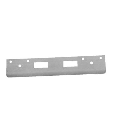 Heat Wave 12 in. Full Lip High Security Strike with 6 in. CTC Latch Holes; Brass Plated HE276997